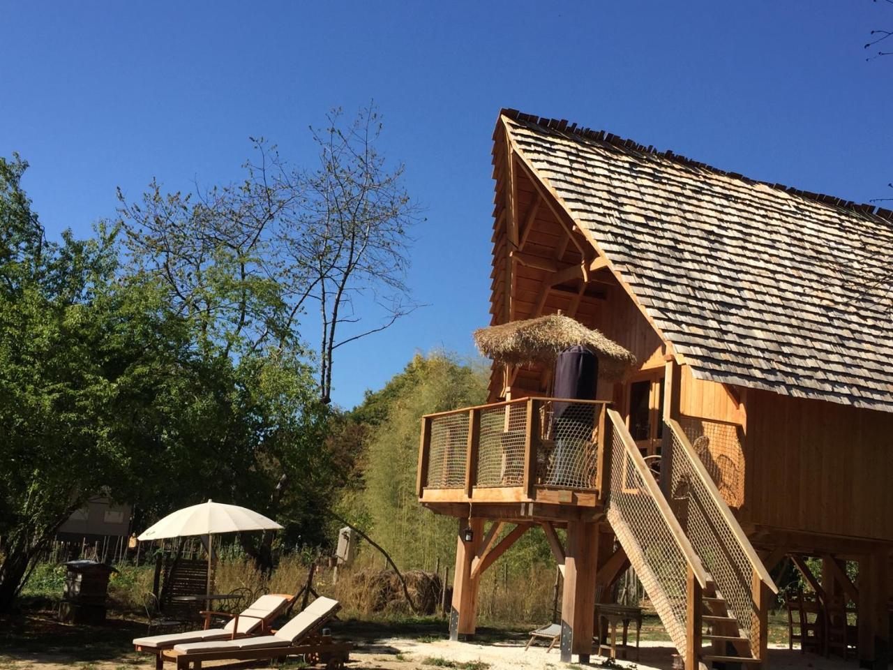 Ecolodge Beauregard Treigny Exterior foto